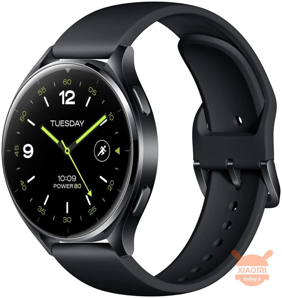 fronte xiaomi watch 2 di colore nero