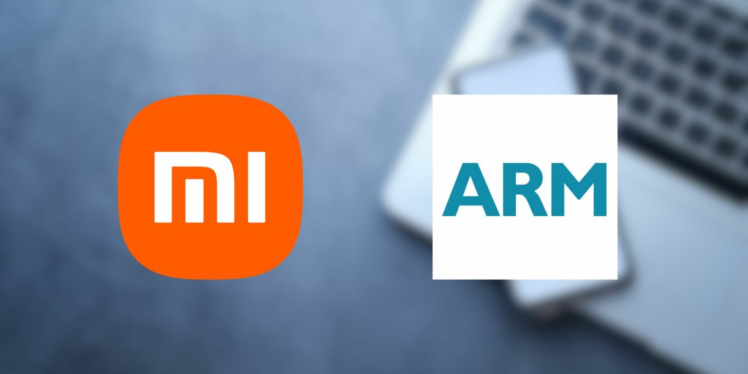 xiaomi logo and arm logo for chip collaboration