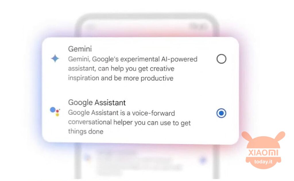 google gemini per android interfaccia assistente google