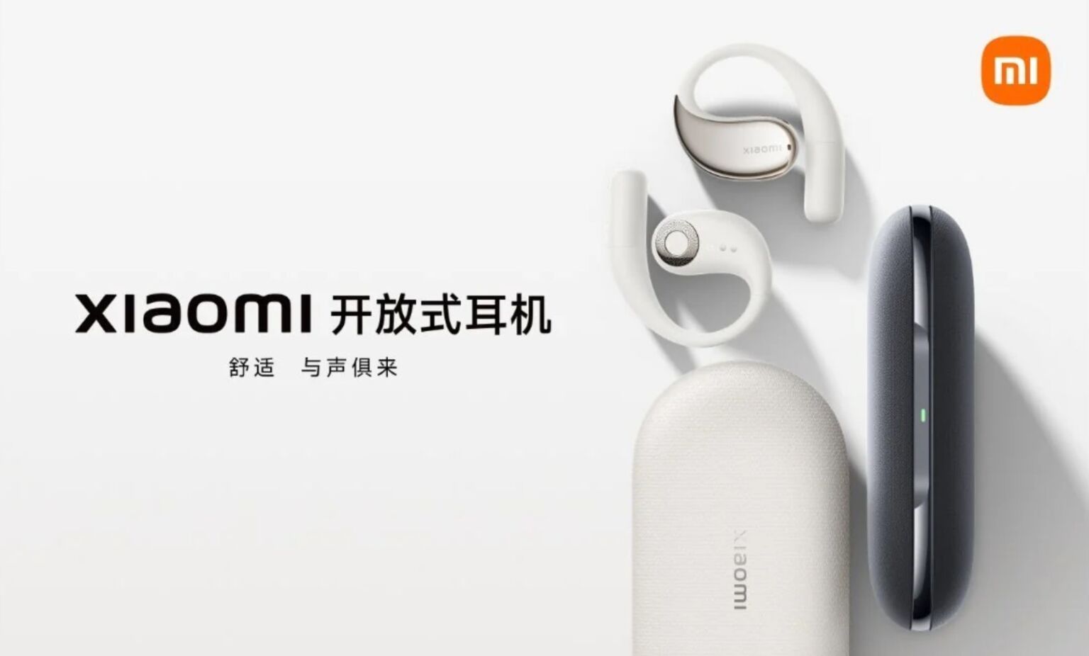 Xiaomi-hoofdtelefoon met open achterkant