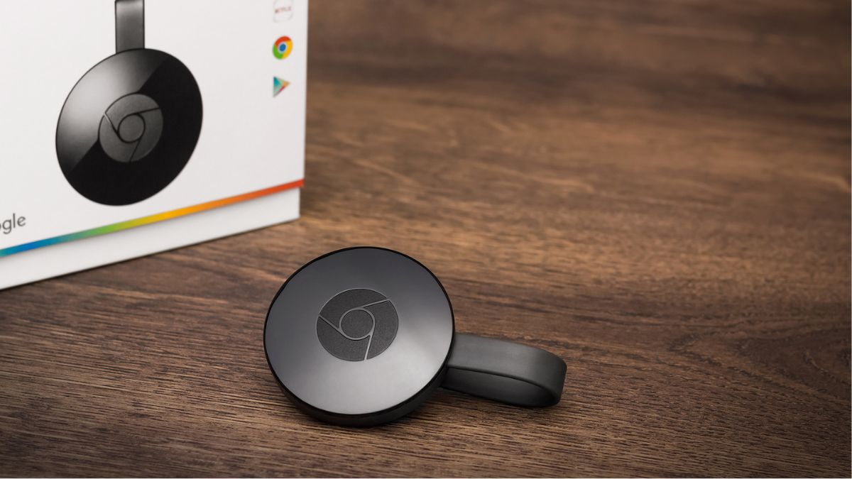 Google Chromecast erstes Modell in Schwarz