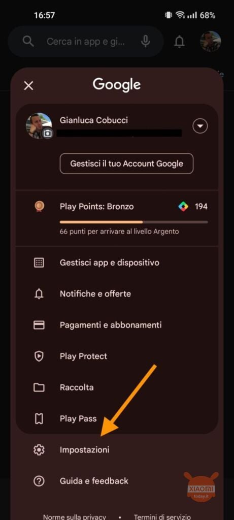 impostazioni android per liberare spazio su smartphone sul play store