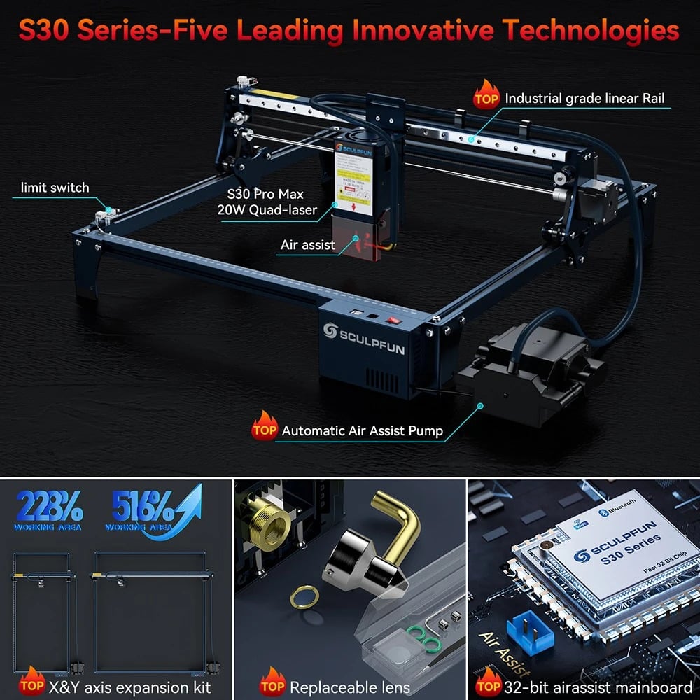 SCULPFUN S30 Pro Max