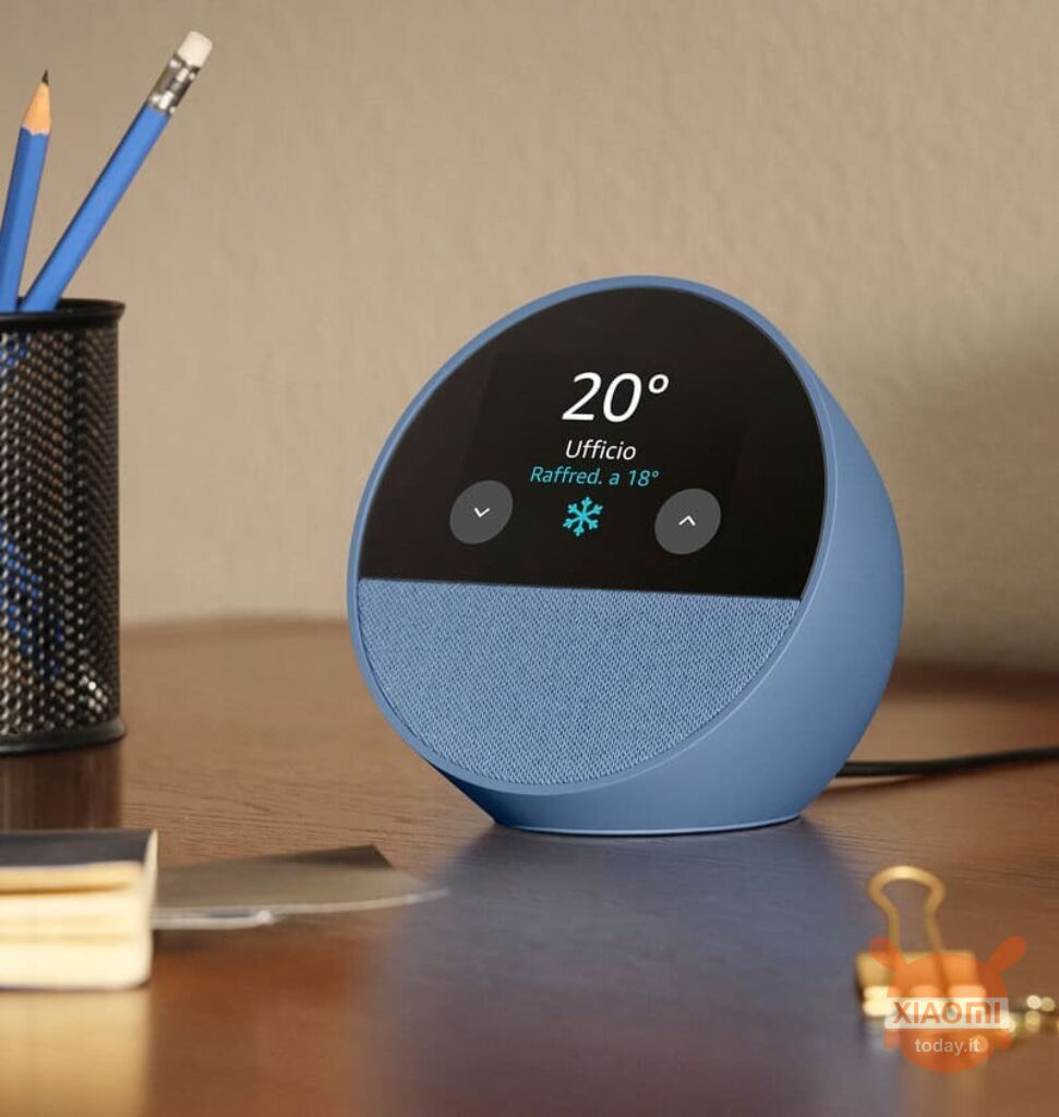 Amazon echo spot blue