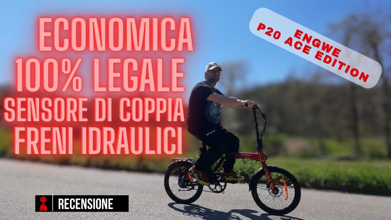 PERFETTA PER LA CITTA’, SFIZIOSA IN OFFROAD – ENGWE P20 Ace Edition MIGLIORE EBIKE ECONOMICA