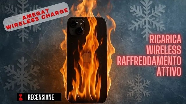 MAI PIÙ SMARTPHONE SURRISCALDATI con AMEGAT, il caricatore wireless che GHIACCIA il tuo device