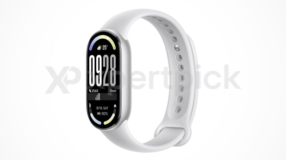 Xiaomi Mi Band 10 amb corretja blanca
