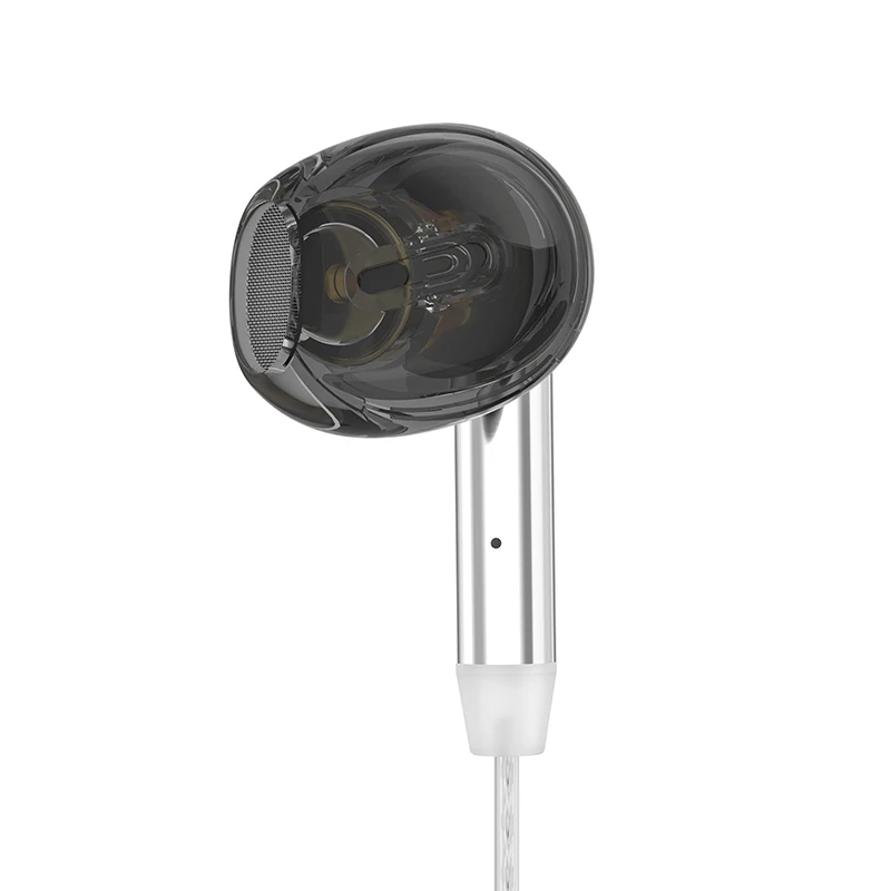 KZ Duet HIFI ベースイヤホン クアッドコアデュアルダイナミックドライバーユニット HDヘッドホン デュアルマイクアレイ 取り外し可能なデザイン