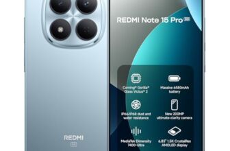 Redmi Note 15 Pro 5G 8+256 グレイシャーブルー(電源アダプターは付属していません)