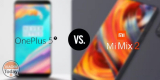 Xiaomi Mi Mix 2 vs. OnePlus 5T: Comparar sin bisel