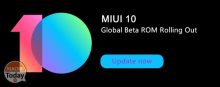 MIUI 10 Global Beta 8.6.14 in roll out
