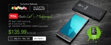 Alcatel Flash 2 Exclusive Release with Free Gift from TinyDeal