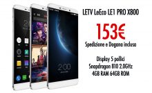[הצעה] LETV LeEco LE1 PRO X800 ל 153 €, משלוח והמנהגים הכלולים GearBest
