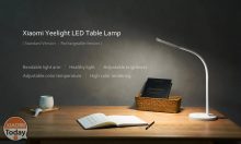 Rabattcode - Xiaomi Yeelight YLTD01YL Wiederaufladbare LED-Tischleuchte für nur 24 € KOSTENLOSER Versand ab Lager in Europa