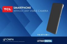 Smartphone TCL con fotocamera sotto al display: Spunta online il brevetto