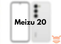 Meizu 20 lekt in een render: "Pure White" body en drie verticale camera's