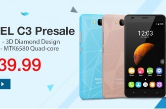 来自TinyDeal的Oukitel C3预售Seckill售价$ 39.99