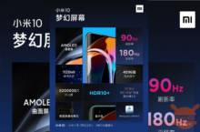 Xiaomi Mi 10: Ecco tutti i dettagli sul display AMOLED a 90hz