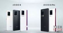 iQOO 8 e iQOO 8 Pro ufficiali: Snapdragon 888 Plus e schermo 2K 120Hz