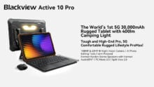 Blackview Active 10Pro: הטאבלט המחוספס הראשון 5G עם סוללת 30.000mAh ואור קמפינג של 400 lm