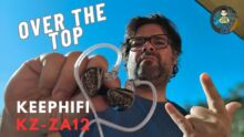 Słuchawki douszne KEEPHIFI KZ-ZA12 z przełącznikiem częstotliwości