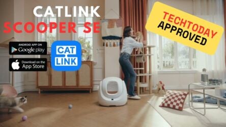 Your CATS will use it, YOU will LOVE it!!! Catlink SCOOPER SE Baymax Smart Auto Litter Box