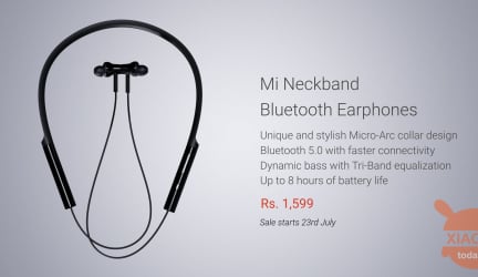Xiaomi Mi Neckband Bluetooth 이어폰 (Bluetooth 5.0 포함)