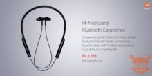 Xiaomi Mi Neckband Bluetooth Earphones con Bluetooth 5.0 presentate in India