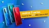La serie Realme 5 ha venduto più di 5,5 milioni di unità nel 2019