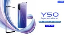 Oficjalny Vivo Y50 z poczwórnym aparatem i baterią 5000 mAh