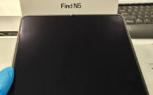 تصوير مباشر للهاتف Oppo Find N5، الشاشة خالية من التجاعيد!