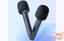 Mijia K Song Microphone إصدار الشاشة الكبيرة هو ميكروفون كاريوكي يتصل بأجهزة التلفزيون وأجهزة العرض
