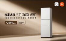 Mijia Fridge Three-door 303L Ice-making Edition è il primo frigo del marchio con dispenser ghiaccio