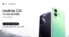 Realme C61 resmi di India, super entry-level dengan bodi metal