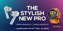 Realme Buds Air Pro Master Edition e Watch S Pro verranno lanciati il ​​23 dicembre