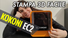KOKONI EC2 è la Stampante 3D FACILE per TUTTI