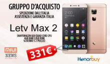 [GdA] LeEco Le Max 2 a 331,5€ spedizione e garanzia Italiana HonorBuy