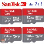 [Codice Sconto] Incredibile offerta!!! SanDisk A1 Ultra Micro SDHC UHS-1 da 7€ !!!