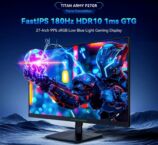 TITAN ARMY P27GR Gaming Monitor 27″ seharga €160 termasuk pengiriman cepat!