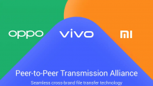 Oppo, Vivo e Xiaomi unite per la Peer-to-Peer Transmission, la tecnologia di trasferimento file