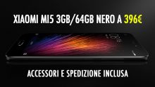 [Offerta] Xiaomi Mi5 Nero 3/64gb a 382€ su SmartyLife – Codice Sconto