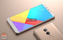 Xiaomi Redmi Notizen 5 erste Renderbilder