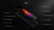[كود الخصم] Xiaomi Mi5 عالية 3 / 64 جيجابايت الأسود إلى 265 الشحن والجمارك وشملت