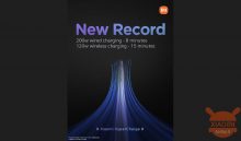 Xiaomi batte ogni record: ricarica cablata da 200W e wireless da 120W [VIDEO]
