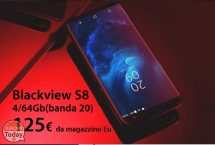 Oferta - Blackview S8 4/64 Gb (banda 20) Negro / Dorado a 125 € envío desde el almacén de la UE