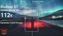 Angebot - Bluboo S1 4 / 64GB (20 Band) Schwarz für nur 112 € Garantie 2 Jahre Europa Versand und Zoll inklusive