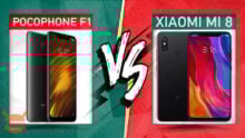 POCOPHONE F1 vs Xiaomi Mi 8 : 사진 비교
