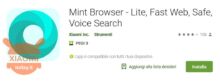 Mint Browser: il nuovo browser ultraleggero targato Xiaomi Inc.