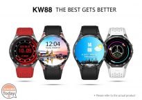 Rabattcode - KingWear KW88 Smartwatch Telefon zu 74 € Italien Expressversand inklusive