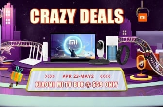 Evento “Crazy Deals Xiaomi” da Gearbest